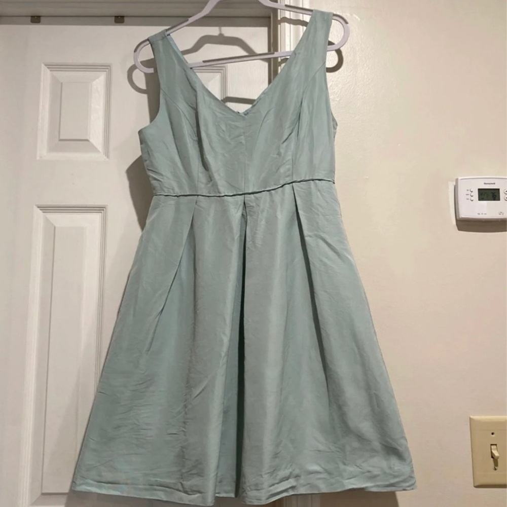 Sage green JCrew dress